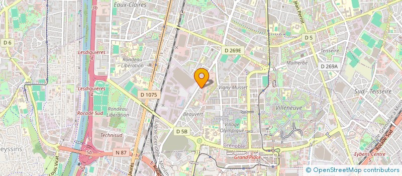 localisation de l'entreprise MADAME ERICA MARCO  GRENOBLE