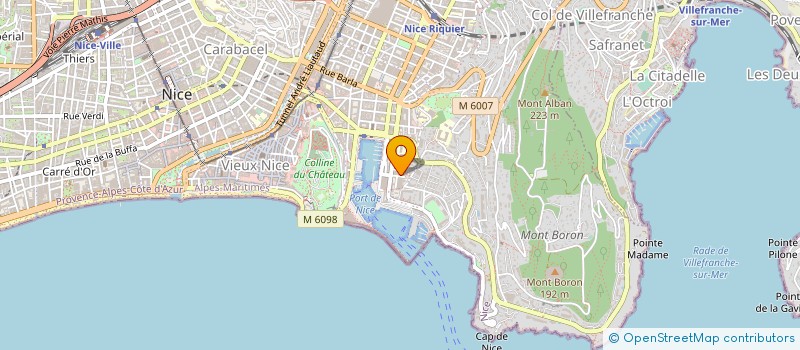 localisation de l'entreprise MADAME ERICA MARTIN à NICE