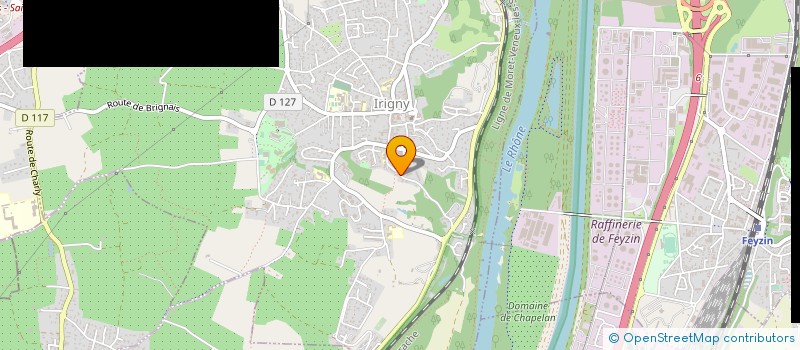 localisation de l'entreprise MADAME ERICA MATILE  IRIGNY