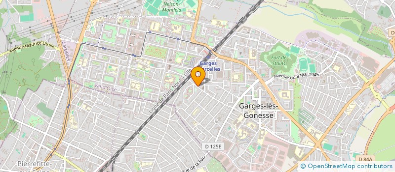 localisation de l'entreprise MADAME ERICA MENDES  GARGES-LES-GONESSE