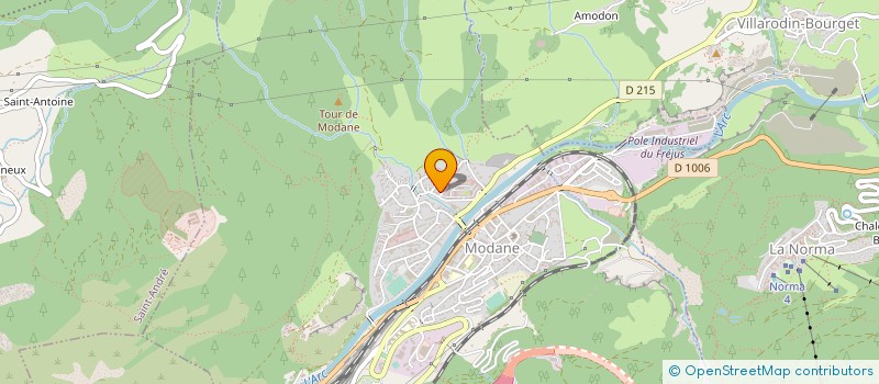 localisation de l'entreprise MADAME ERICA SANDFORD  MODANE