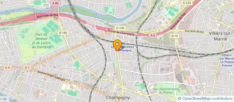 localisation de l'entreprise MADAME ERICA SOUZA DO AMARAL MONTEIRO à CHAMPIGNY-SUR-MARNE