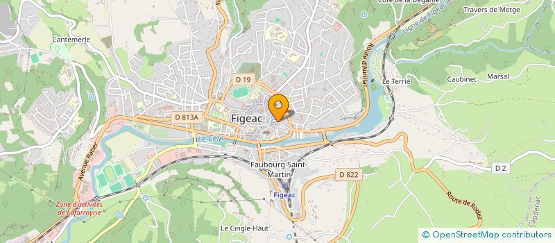 localisation de l'entreprise MADAME ERICA STIKKERS  FIGEAC