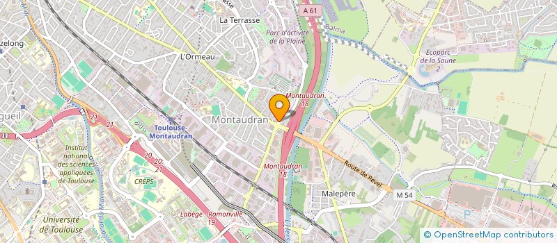 localisation de l'entreprise MADAME ERICKA BARBAUX à TOULOUSE