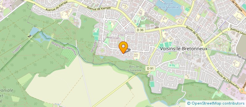 localisation de l'entreprise MADAME ERICKA BIAUCHE à VOISINS-LE-BRETONNEUX