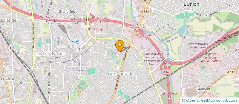 localisation de l'entreprise MADAME ERICKA CYRILLE à TOULOUSE