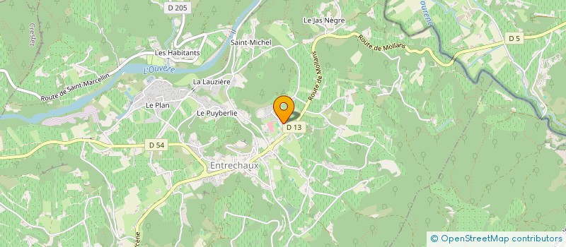 localisation de l'entreprise MADAME ERICKA MAJEWSKI  ENTRECHAUX