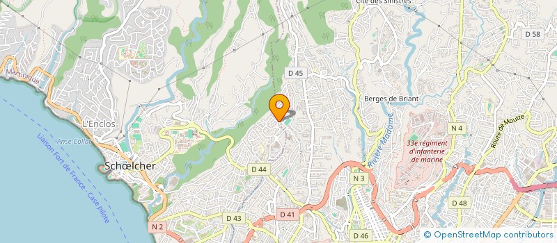 localisation de l'entreprise MADAME ERICKA MURIEL MORJON  SCHOELCHER