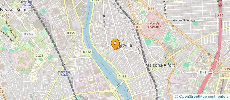 localisation de l'entreprise MADAME ERICKA NOU'OU KOMYA à ALFORTVILLE