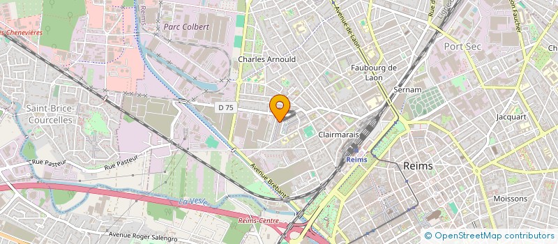 localisation de l'entreprise MADAME ERIELLE DHELLOT  REIMS