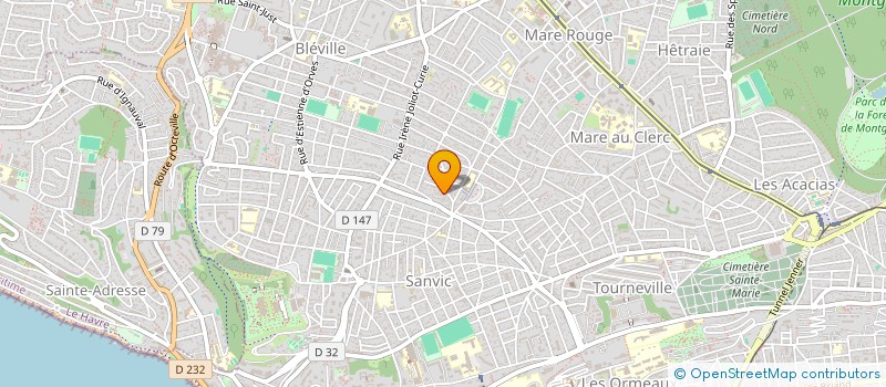 localisation de l'entreprise MADAME ERIKA AMELINE à LE HAVRE