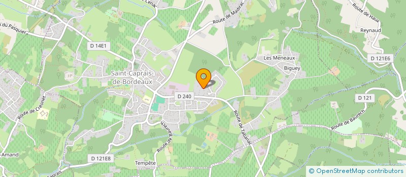 localisation de l'entreprise MADAME ERIKA ANDRIEU  SAINT-CAPRAIS-DE-BORDEAUX