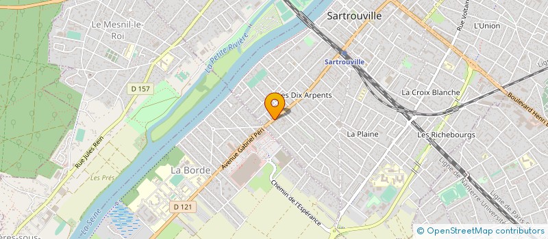 localisation de l'entreprise MADAME ERIKA ARMAND  SARTROUVILLE