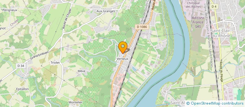 localisation de l'entreprise MADAME ERIKA ARROYO SIERRA  CHAVANAY