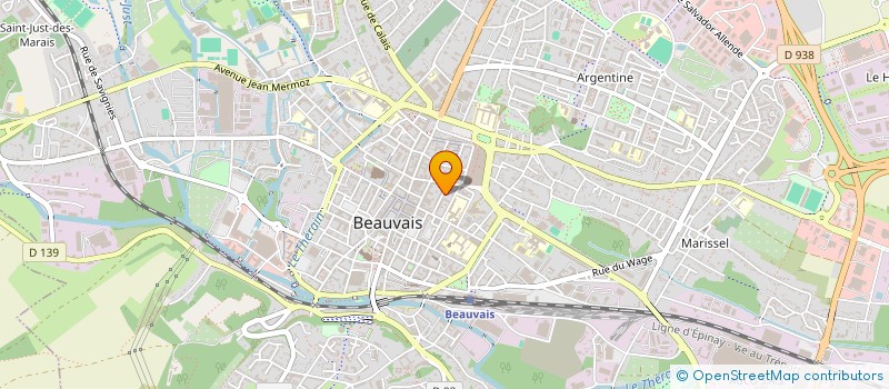 localisation de l'entreprise MADAME ERIKA BALASA  BEAUVAIS