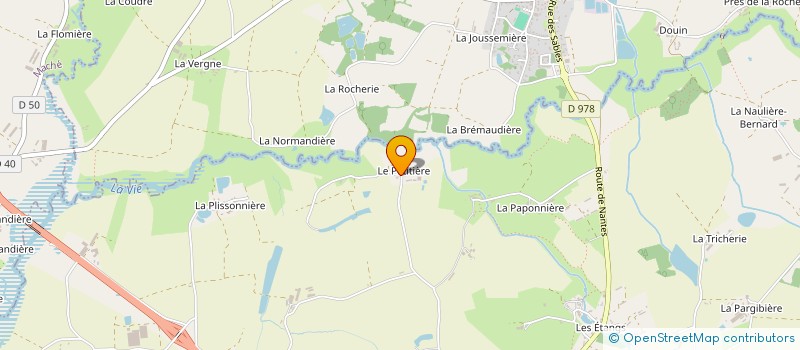 localisation de l'entreprise MADAME ERIKA BARBEAU à AIZENAY