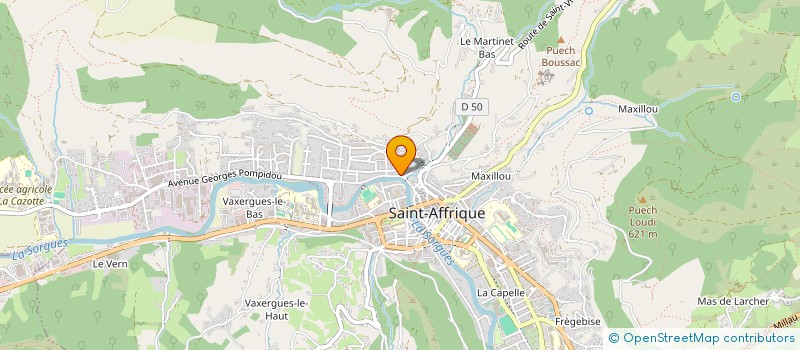 localisation de l'entreprise MADAME ERIKA BEDRINES  SAINT-AFFRIQUE