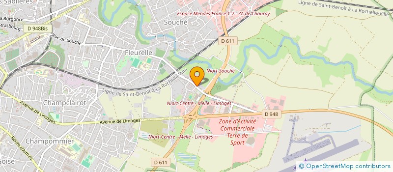 localisation de l'entreprise MADAME ERIKA BEIGNON à NIORT