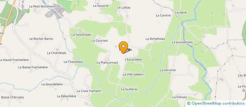 localisation de l'entreprise MADAME ERIKA BETTON à LA BAZOUGE DU DESERT