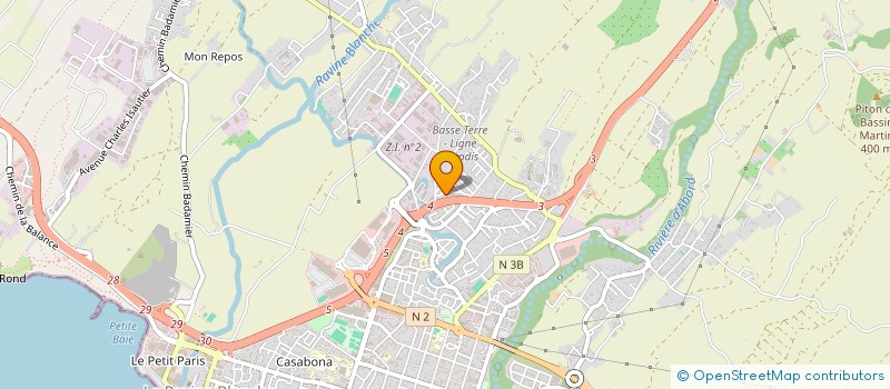 localisation de l'entreprise MADAME ERIKA BONNOT  SAINT-PIERRE