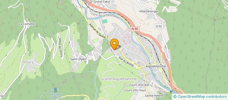 localisation de l'entreprise MADAME ERIKA BORG  GRAND-AIGUEBLANCHE