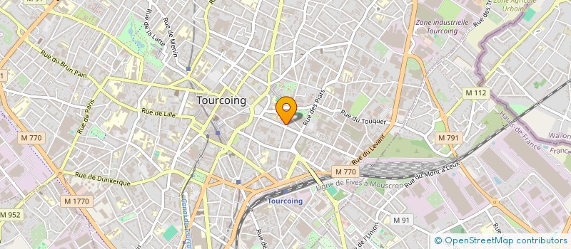 localisation de l'entreprise MADAME ERIKA CANAS à TOURCOING