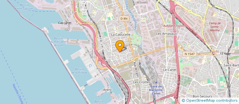localisation de l'entreprise MADAME ERIKA CANINO à MARSEILLE