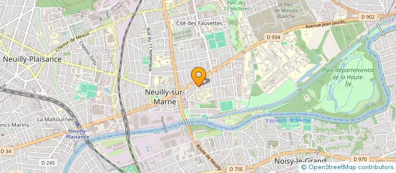 localisation de l'entreprise MADAME ERIKA CASTORY  NEUILLY-SUR-MARNE