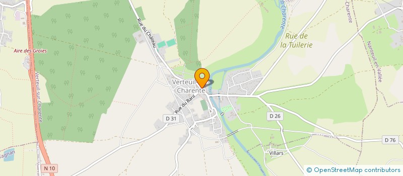 localisation de l'entreprise MADAME ERIKA CHOISY à VERTEUIL-SUR-CHARENTE