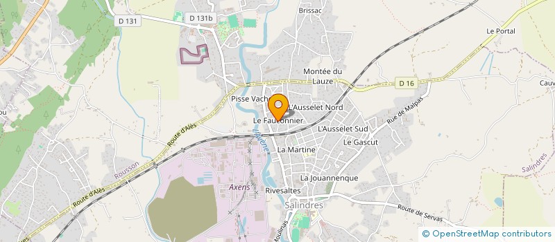 localisation de l'entreprise MADAME ERIKA CIESIOLKA  SALINDRES