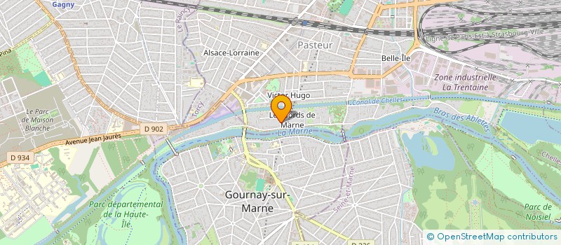 localisation de l'entreprise MADAME ERIKA DA SILVA LOPES  CHELLES