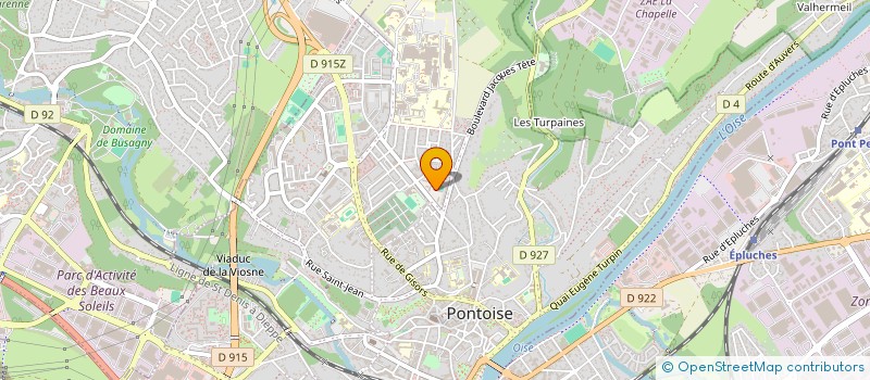 localisation de l'entreprise MADAME ERIKA DALLEAU  PONTOISE