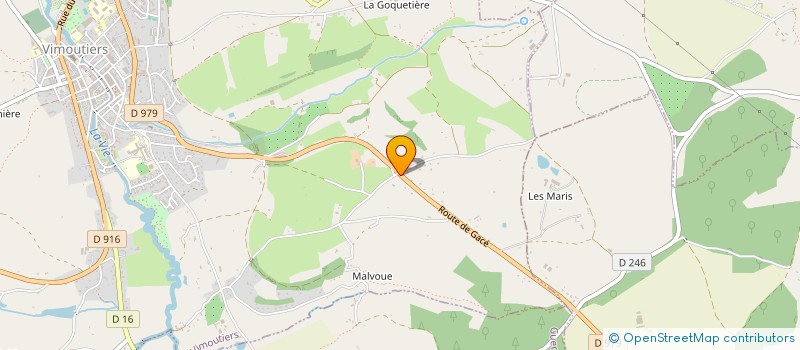 localisation de l'entreprise MADAME ERIKA DARRICARRERE à VIMOUTIERS