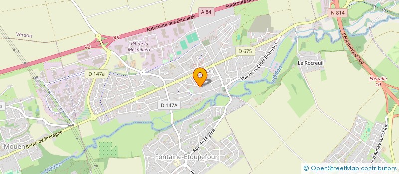 localisation de l'entreprise MADAME ERIKA DELAUNE à VERSON