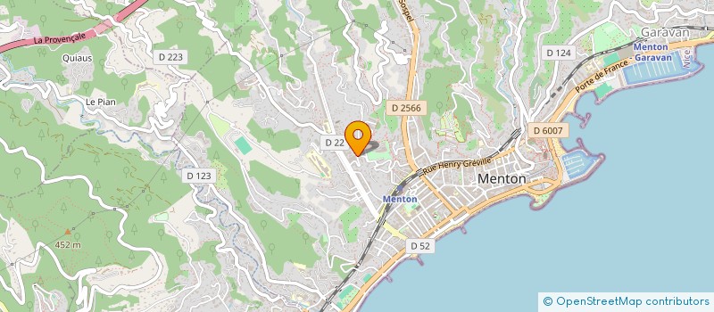 localisation de l'entreprise MADAME ERIKA DESMAREST à MENTON