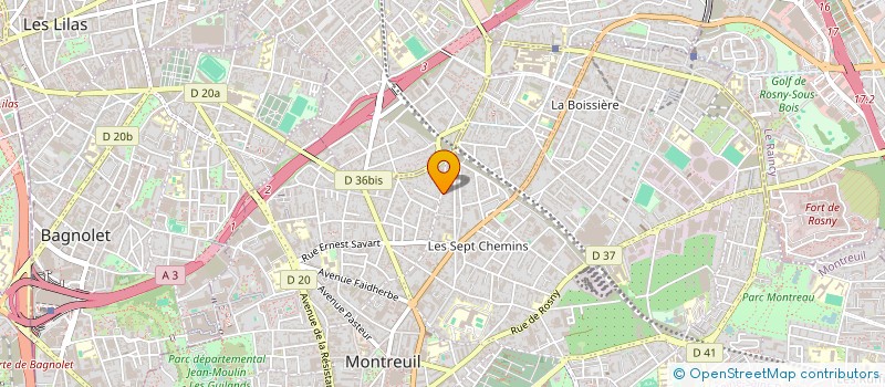 localisation de l'entreprise MADAME ERIKA DOBONG'NA ESSIENE à MONTREUIL