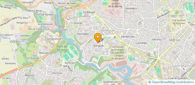 localisation de l'entreprise MADAME ERIKA DUCHESNE  BREST