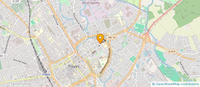 localisation de l'entreprise MADAME ERIKA DUPARC à TROYES