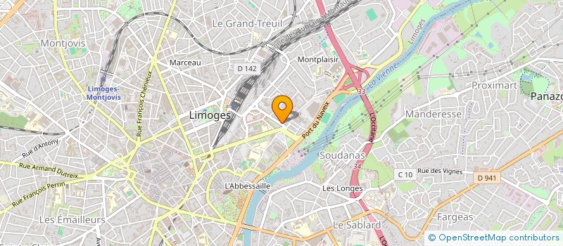 localisation de l'entreprise MADAME ERIKA ELISE BIBERYAN à LIMOGES
