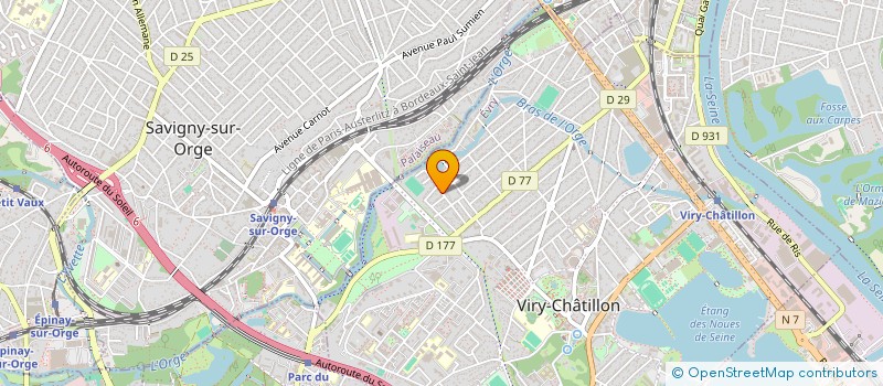 localisation de l'entreprise MADAME ERIKA ESPINOBARRETO à VIRY-CHATILLON