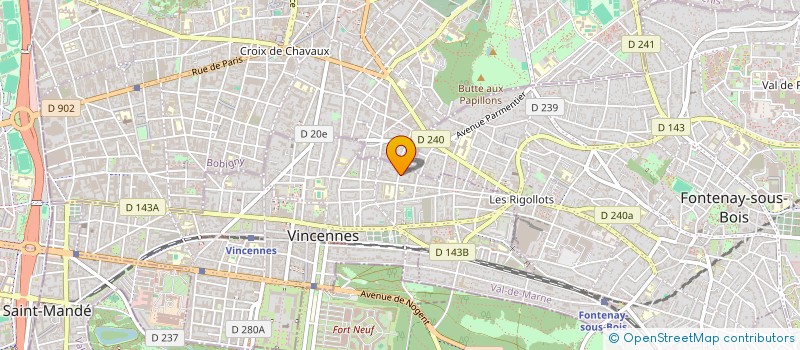 localisation de l'entreprise MADAME ERIKA ESPOSITO à VINCENNES