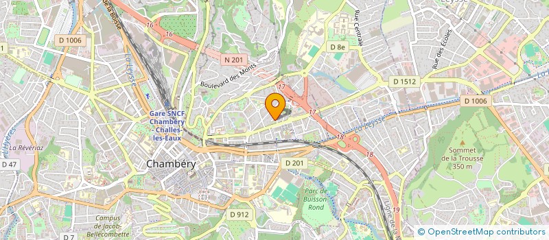 localisation de l'entreprise MADAME ERIKA FAMILIARI  CHAMBERY