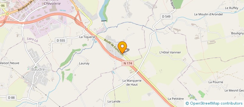 localisation de l'entreprise MADAME ERIKA FEREY  BAUDRE