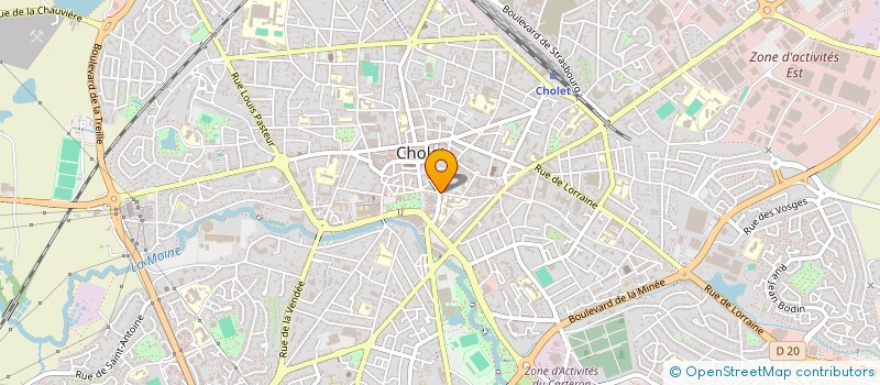 localisation de l'entreprise MADAME ERIKA FERNANDEZ GARCIA à CHOLET