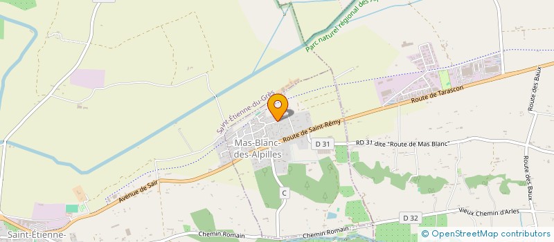 localisation de l'entreprise MADAME ERIKA FOLIO  MAS-BLANC-DES-ALPILLES