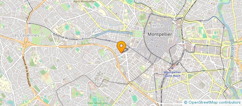 localisation de l'entreprise MADAME ERIKA FOURNIER à MONTPELLIER