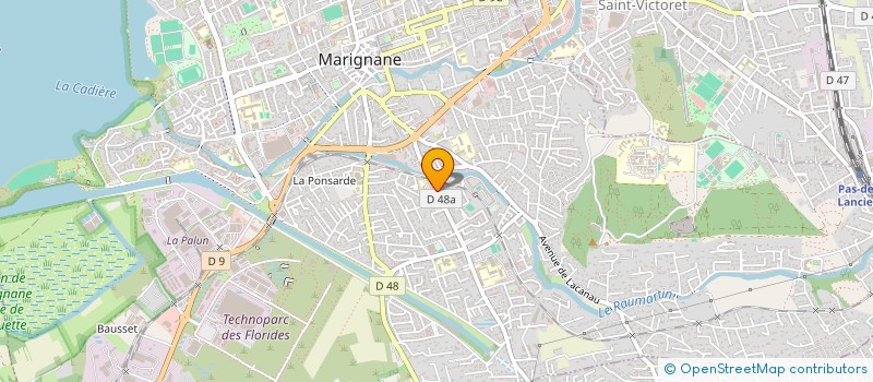 localisation de l'entreprise MADAME ERIKA GAVAZZI  MARIGNANE