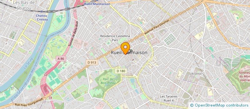 localisation de l'entreprise MADAME ERIKA GIRARD à RUEIL-MALMAISON