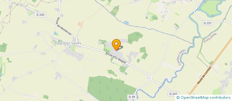 localisation de l'entreprise MADAME ERIKA GODAILLER  CASTILLON-SAVES