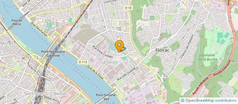 localisation de l'entreprise MADAME ERIKA GONZALEZ PEREZ  FLOIRAC